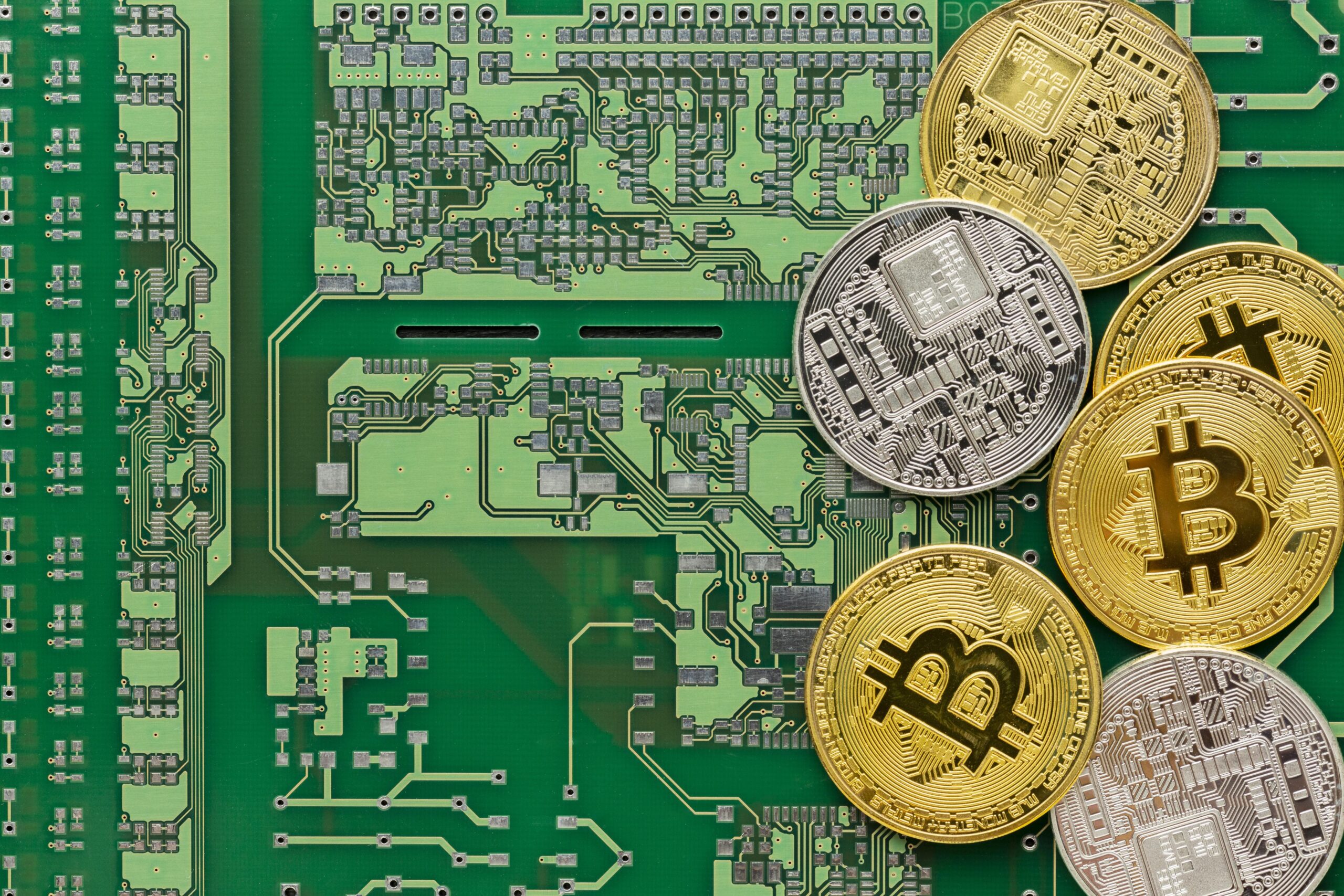 flat lay abstract innovation assortment with bitcoins 2 scaled