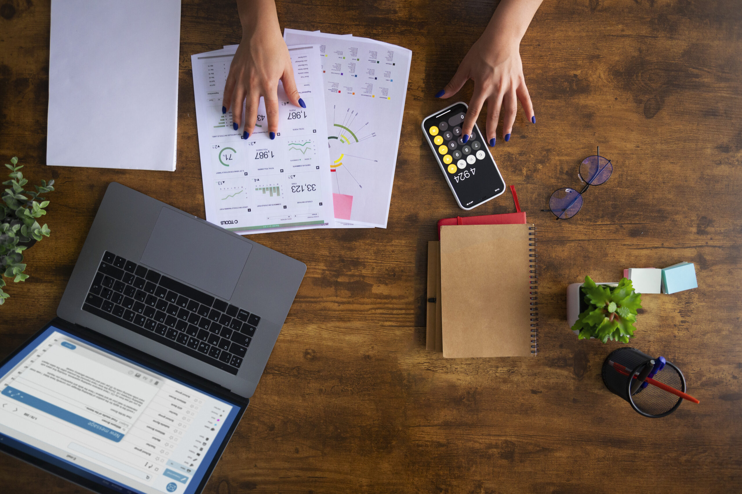 view woman working as economist scaled