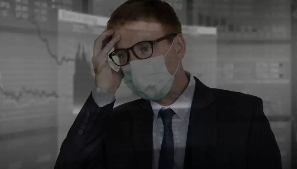 Pump and Dump: O que é e como evitá-lo 19 empresario em crise financeira devido ao surto de coronavirus